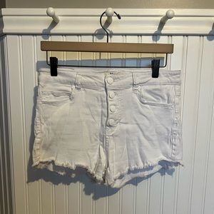 White short shorts